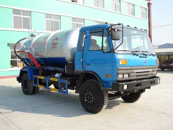 東風(fēng)153平頭真空吸污車(chē)